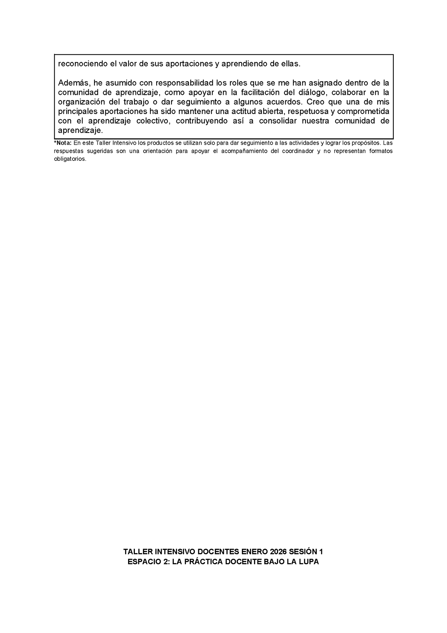Formato de Productos Taller Intensivo Docentes Sesión 1 (Editable en Word)