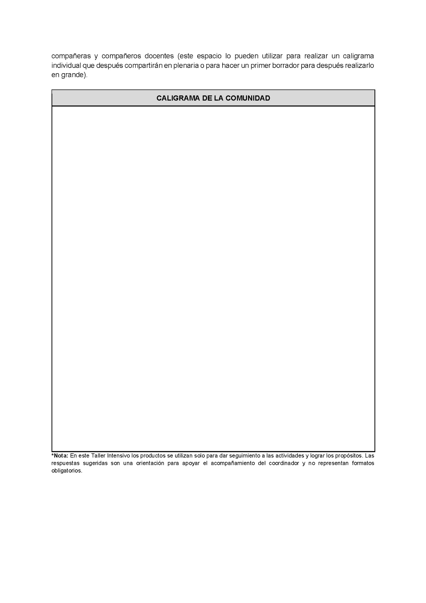 Formato de Productos Taller Intensivo Docentes Sesión 2 (Editable en Word)