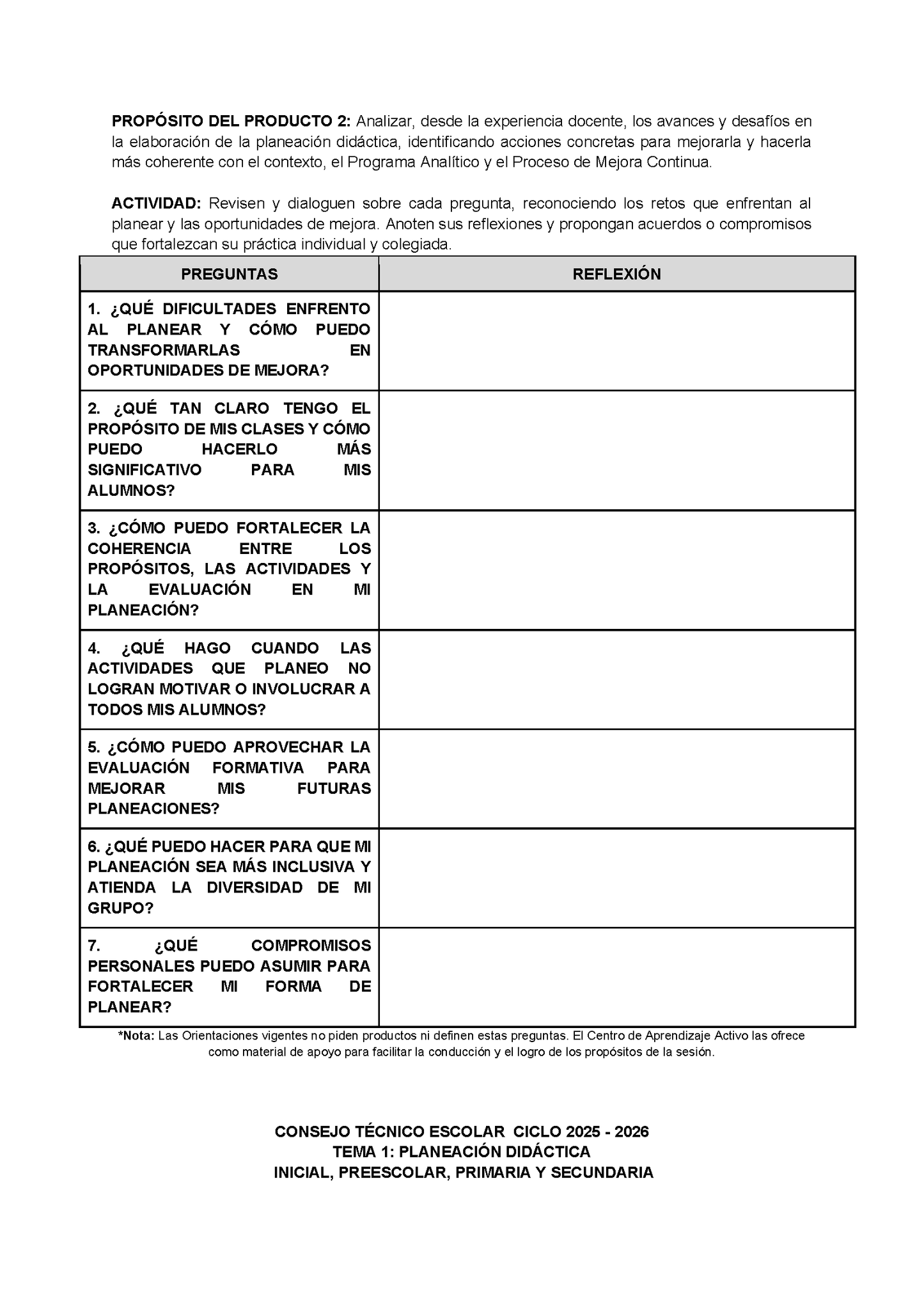 Formato de Productos CTE Tema 1 (Editable en Word)