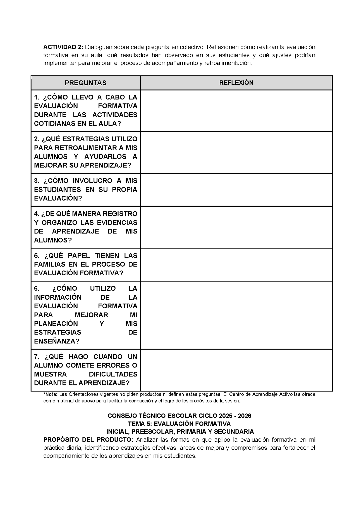 Formato de Productos CTE Tema 5 (Editable en Word)