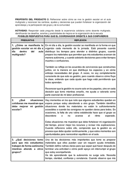 Formato de Productos CTE Multigrado Tema 5 (Editable en Word)