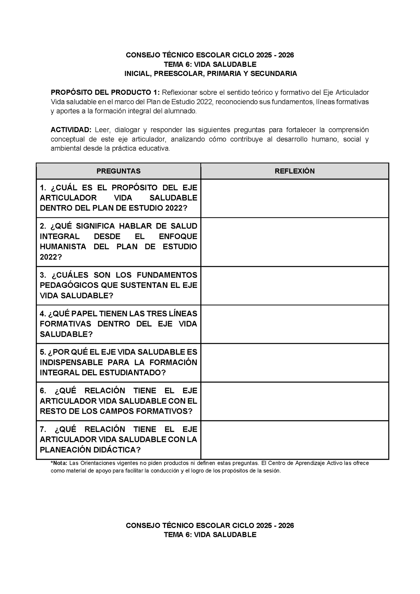Formato de Productos CTE Tema 6 (Editable en Word)
