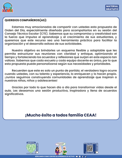 Propuesta Orden del Día Multigrado Tema 4 en PDF