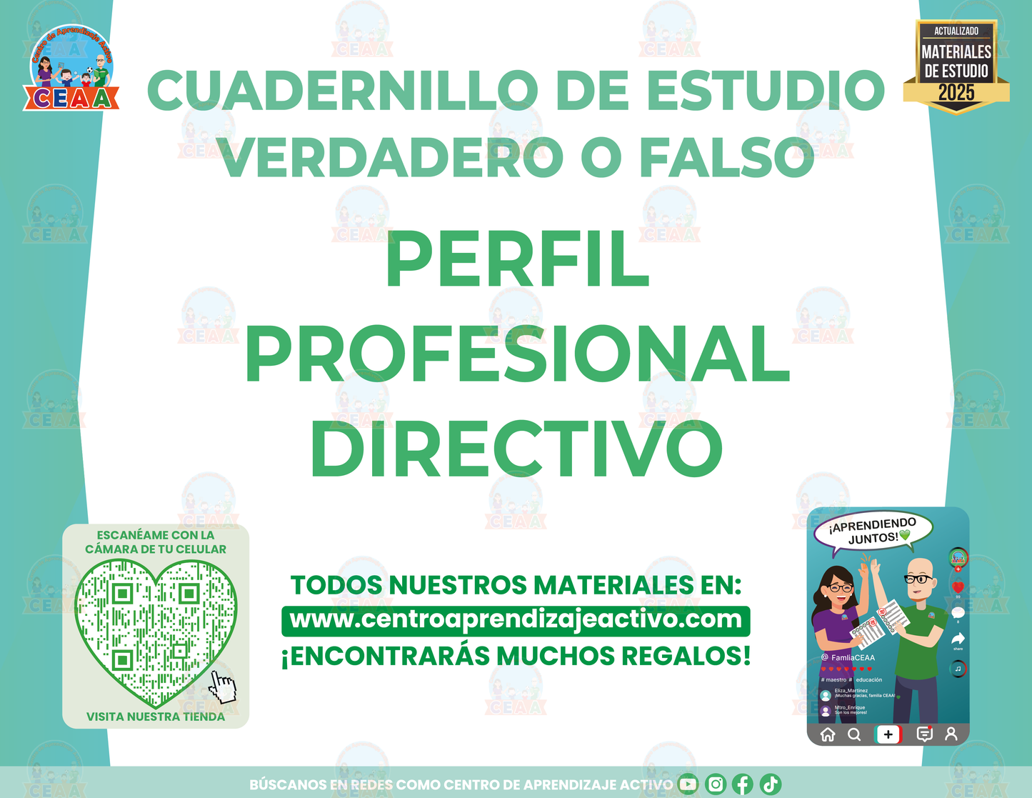 Cuadernillo de Estudio - Perfil Profesional Directivo - Verdadero o Falso