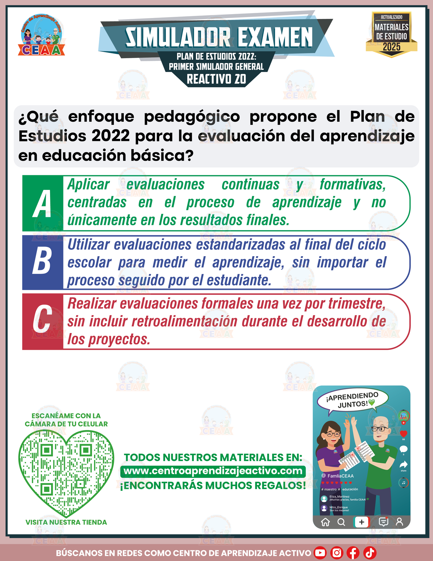 Simulador de examen Plan 2022 Primer Simulador General en PDF