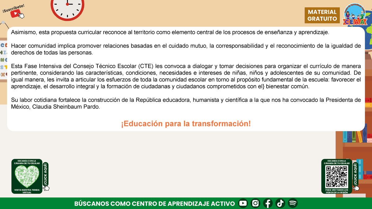 Presentación CTE Fase Intensiva Tema 1: El sentido del Consejo Técnico Escolar en PDF
