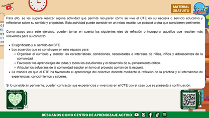Presentación CTE Fase Intensiva Tema 1: El sentido del Consejo Técnico Escolar en PDF