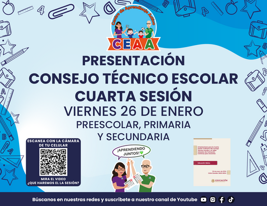 PRESENTACIÓN CUARTA SESIÓN CONSEJO TÉCNICO ESCOLAR PARA DOCENTES