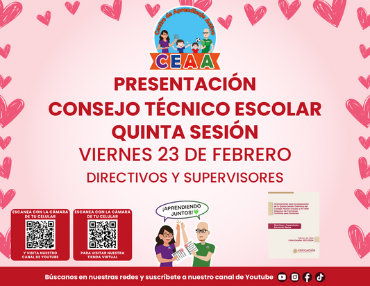 PRESENTACIÓN QUINTA SESIÓN CONSEJO TÉCNICO ESCOLAR PARA DIRECTIVOS