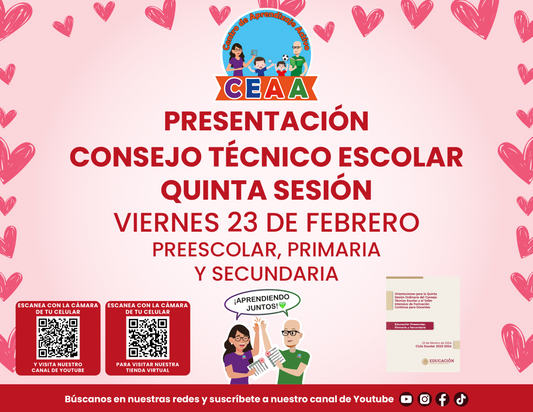 PRESENTACIÓN QUINTA SESIÓN CONSEJO TÉCNICO ESCOLAR PARA DOCENTES