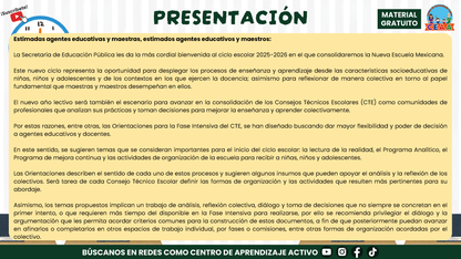 Presentación CTE Fase Intensiva Tema 2 (Editable en PowerPoint)