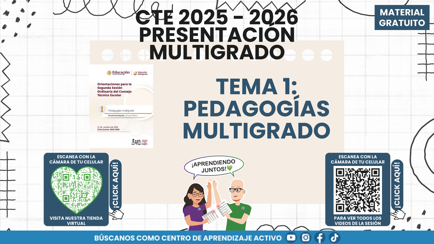 Presentación CTE Multigrado Tema 1: Pedagogías Multigrado en PDF