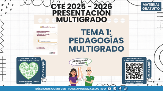 Presentación CTE Multigrado Tema 1: Pedagogías Multigrado en PDF