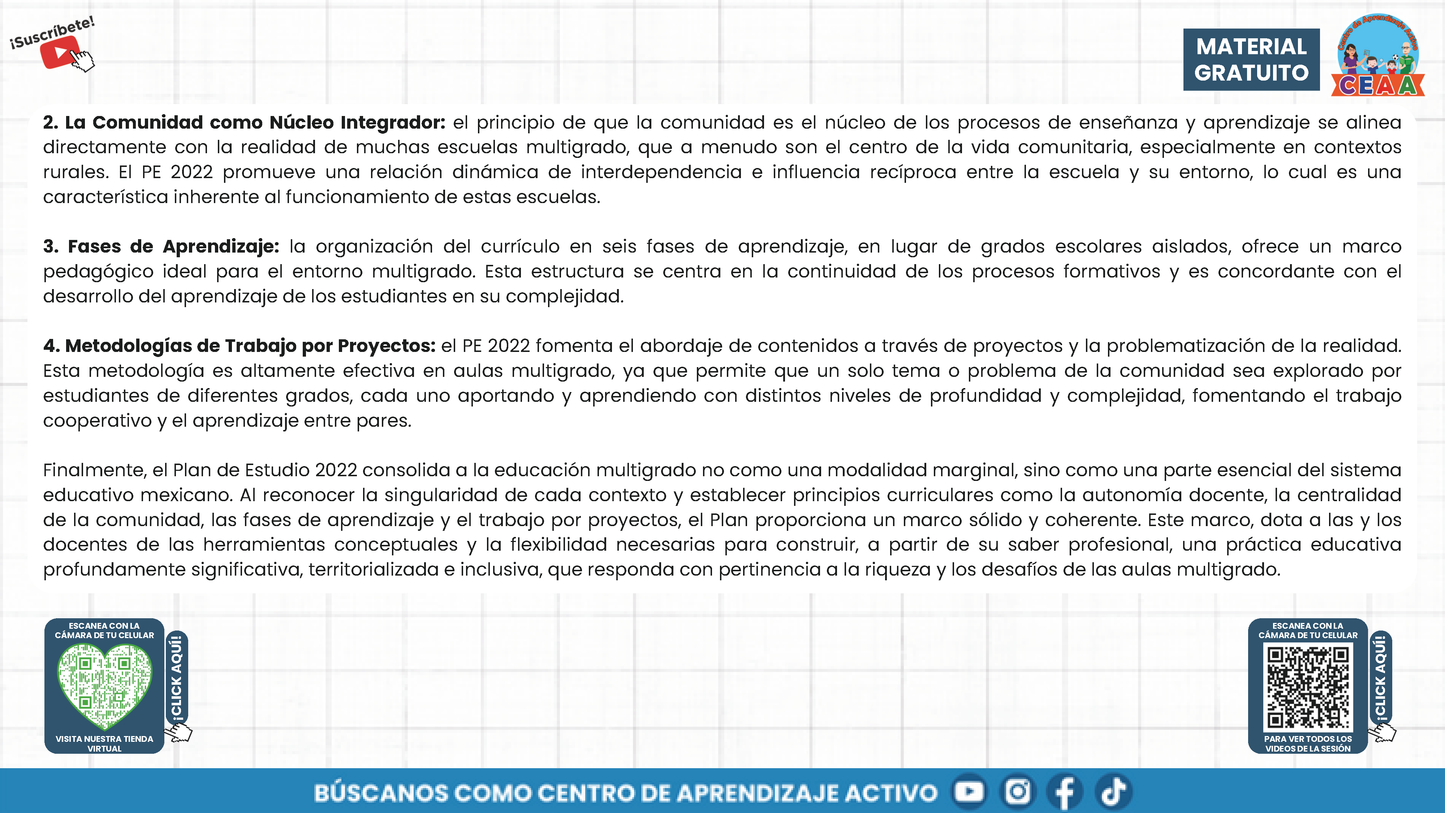 Presentación CTE Multigrado Tema 1: Pedagogías Multigrado en PDF