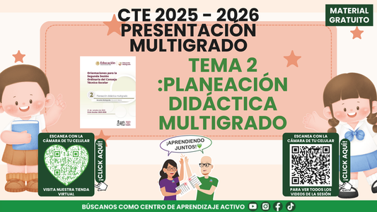Presentación CTE Multigrado Tema 2: Planeación Didáctica Multigrado en PDF