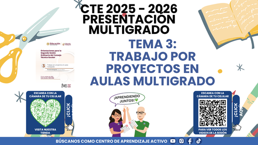 Presentación CTE Multigrado Tema 3: TRABAJO POR PROYECTOS EN AULAS MULTIGRADO (Editable en PowerPoint)