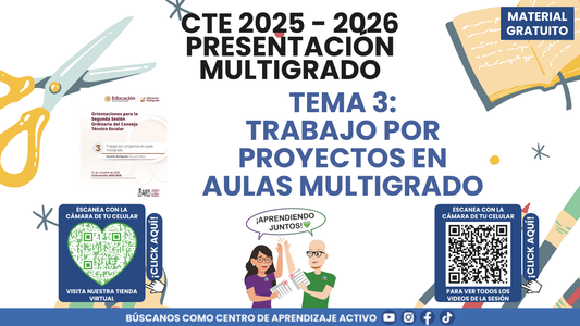Presentación CTE Multigrado Tema 3: TRABAJO POR PROYECTOS EN AULAS MULTIGRADO en PDF