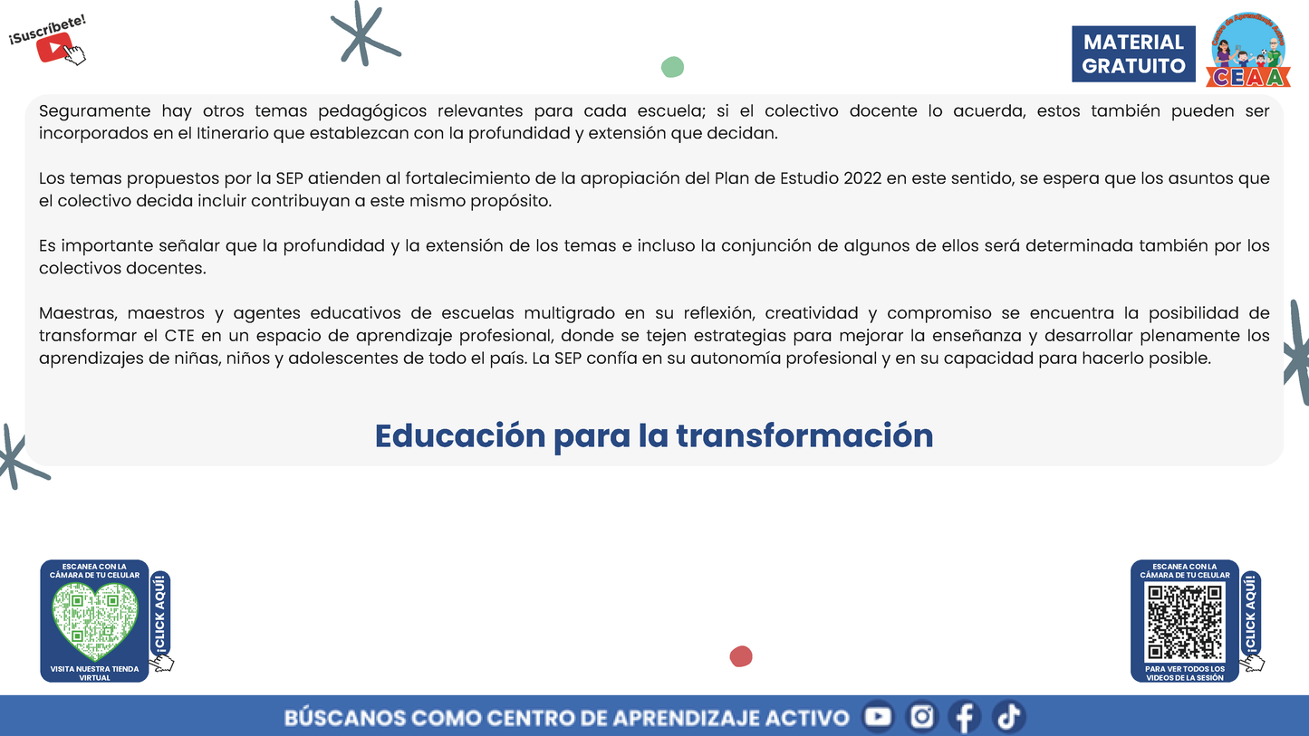 Presentación CTE Multigrado Tema 3: Planeación Didáctica Multigrado en PDF