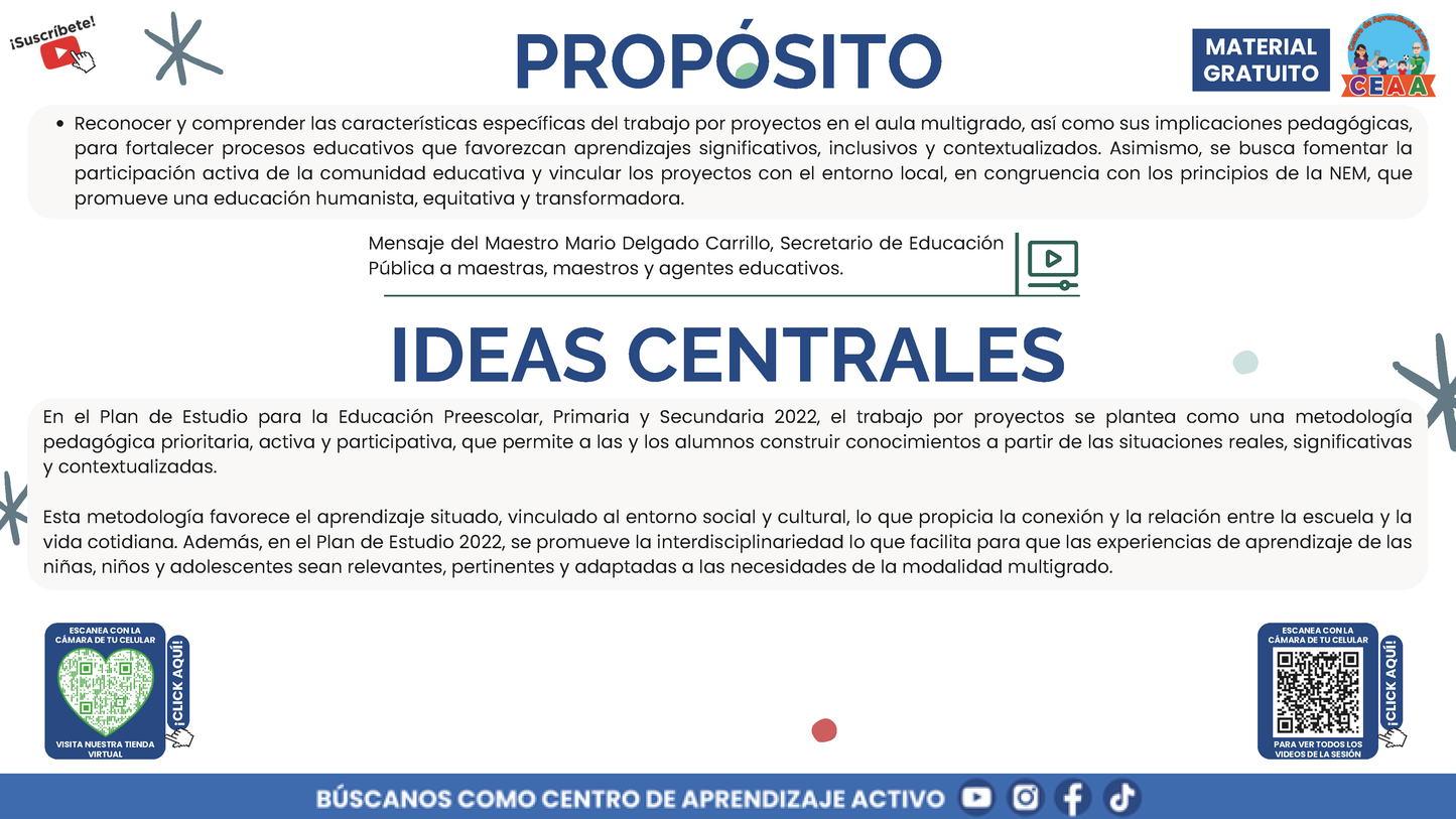 Presentación CTE Multigrado Tema 3: Planeación Didáctica Multigrado en PDF