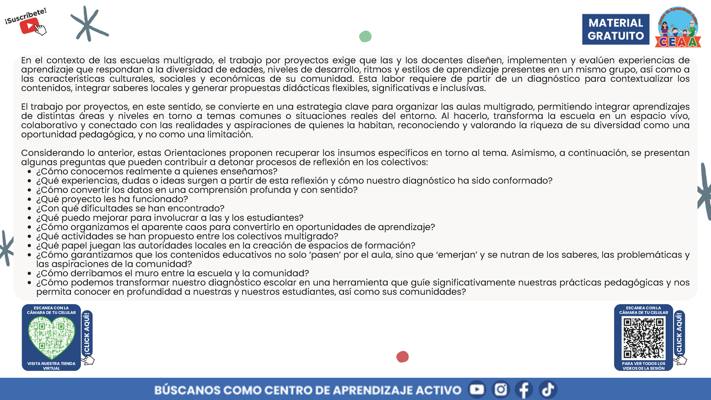 Presentación CTE Multigrado Tema 3: Planeación Didáctica Multigrado en PDF