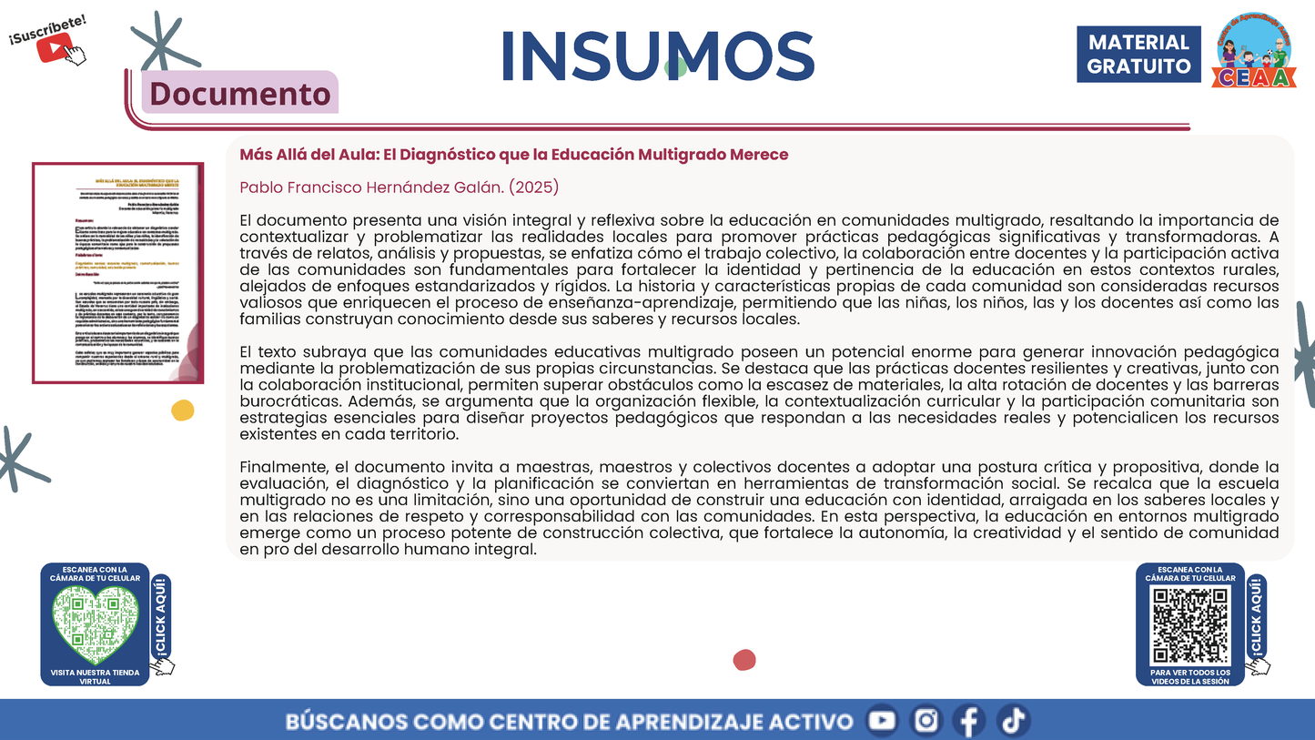 Presentación CTE Multigrado Tema 3: Planeación Didáctica Multigrado en PDF