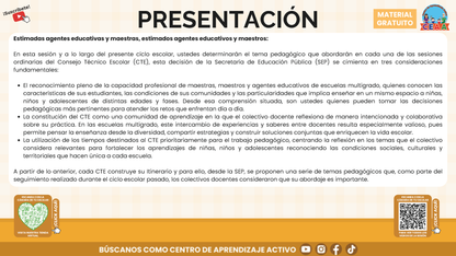 Presentación CTE Multigrado Tema 4: La Lectura y la Escritura en Aulas Multigrado en PDF