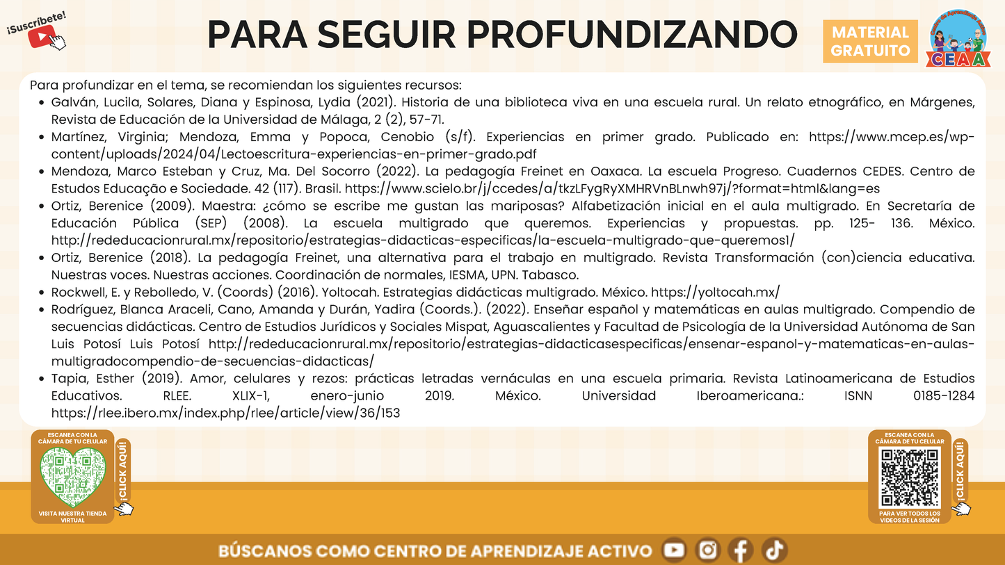 Presentación CTE Multigrado Tema 4: La Lectura y la Escritura en Aulas Multigrado en PDF
