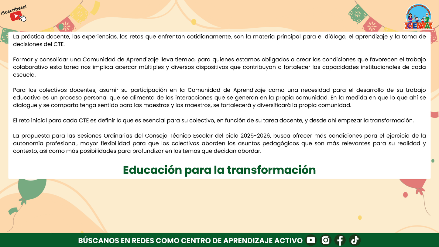 Presentación CTE Sesión 1 Maestros Septiembre 2025 (Editable en PowerPoint)