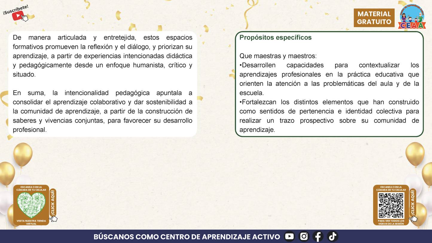 Presentación Taller Intensivo Sesión 1 Espacios 1 y 2 Julio 2026