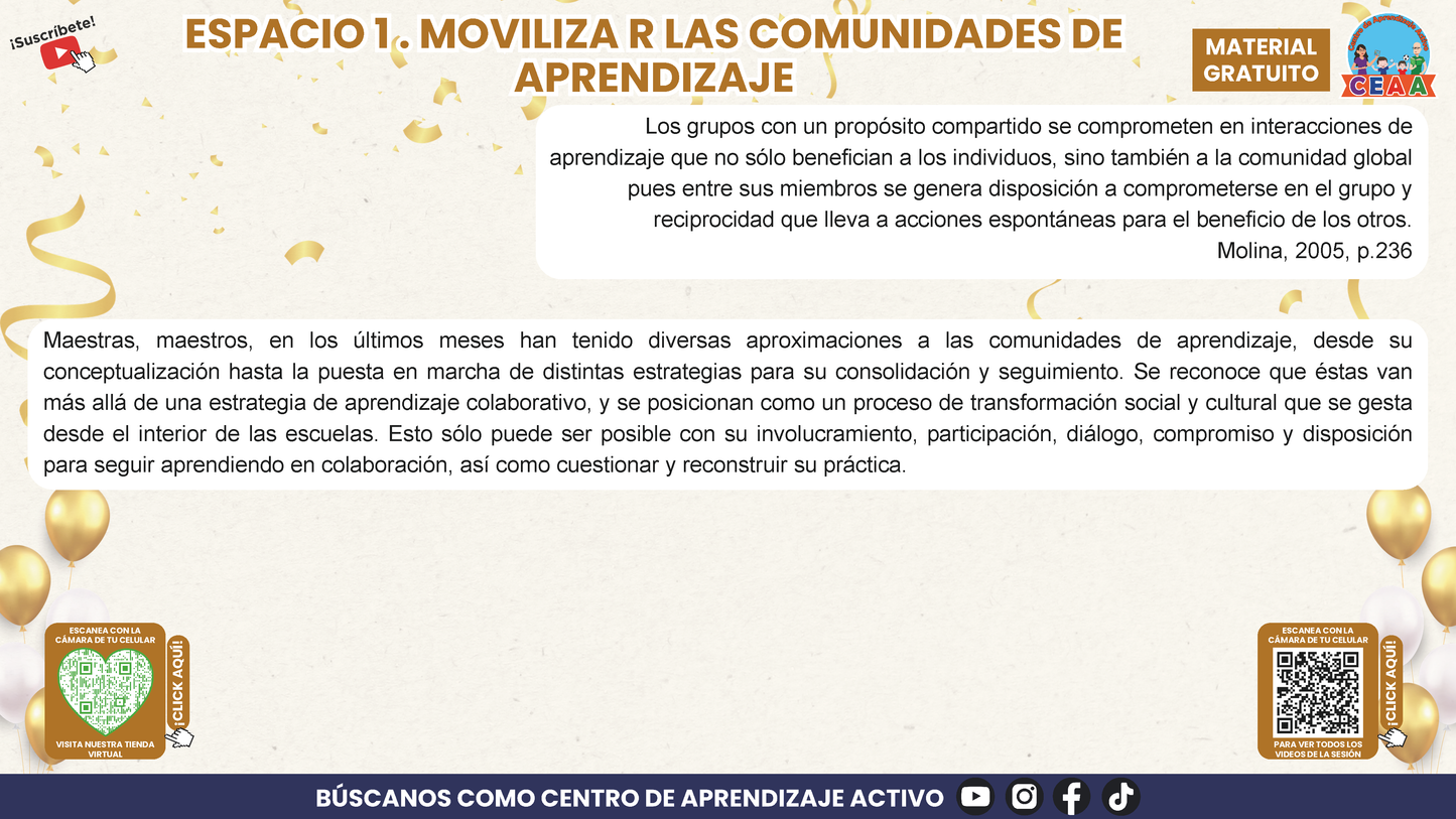 Presentación Taller Intensivo Sesión 1 Espacios 1 y 2 Julio 2026