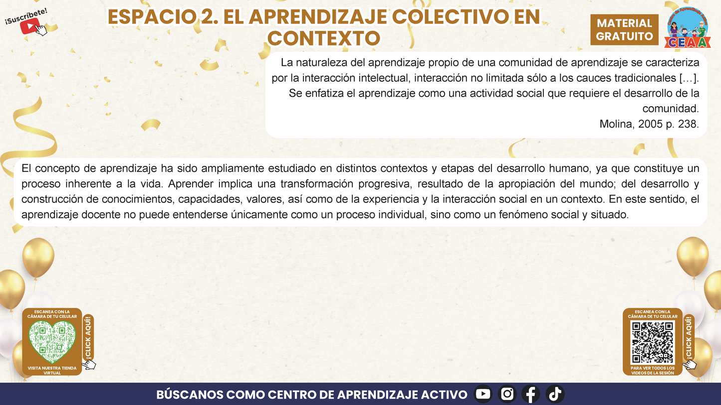 Presentación Taller Intensivo Sesión 1 Espacios 1 y 2 Julio 2026