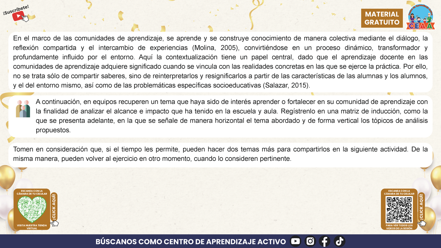 Presentación Taller Intensivo Sesión 1 Espacios 1 y 2 Julio 2026