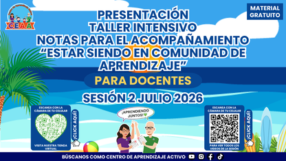 Presentación Taller Intensivo Sesión 1 Espacios 3 y 4 Julio 2026 en PDF