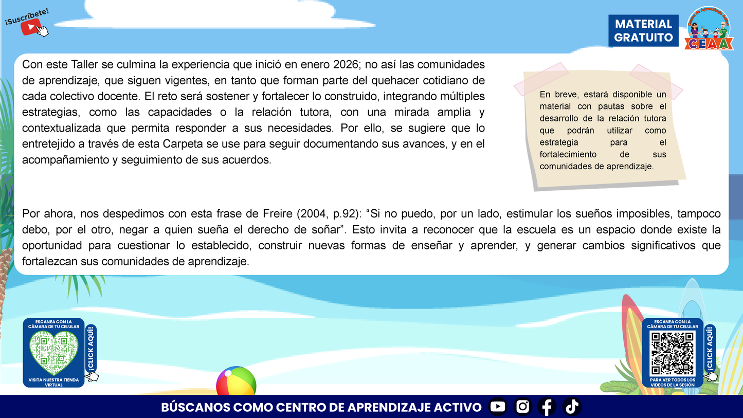 Presentación Taller Intensivo Sesión 1 Espacios 3 y 4 Julio 2026 en PDF