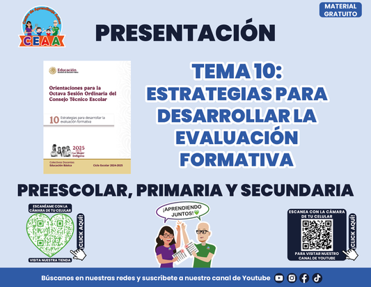 Presentación CTE TEMA 10: ESTRATEGIAS PARA DESARROLLAR LA EVALUACIÓN FORMATIVA