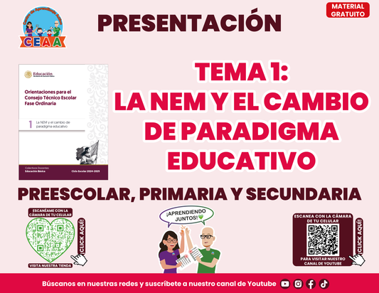 Presentación CTE TEMA 1: LA NEM Y EL CAMBIO DE PARADIGMA EDUCATIVO