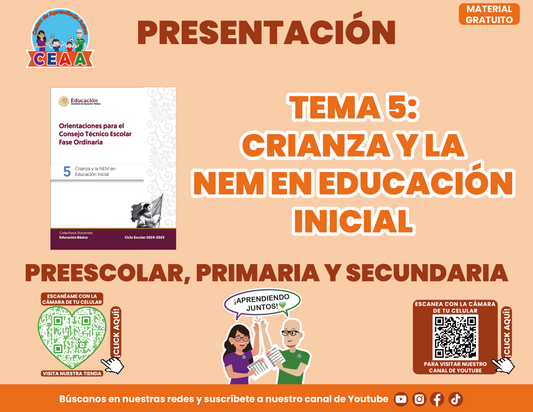 Presentación CTE TEMA 5: NEM EN EDUCACIÓN CRIANZA Y LA INICIAL