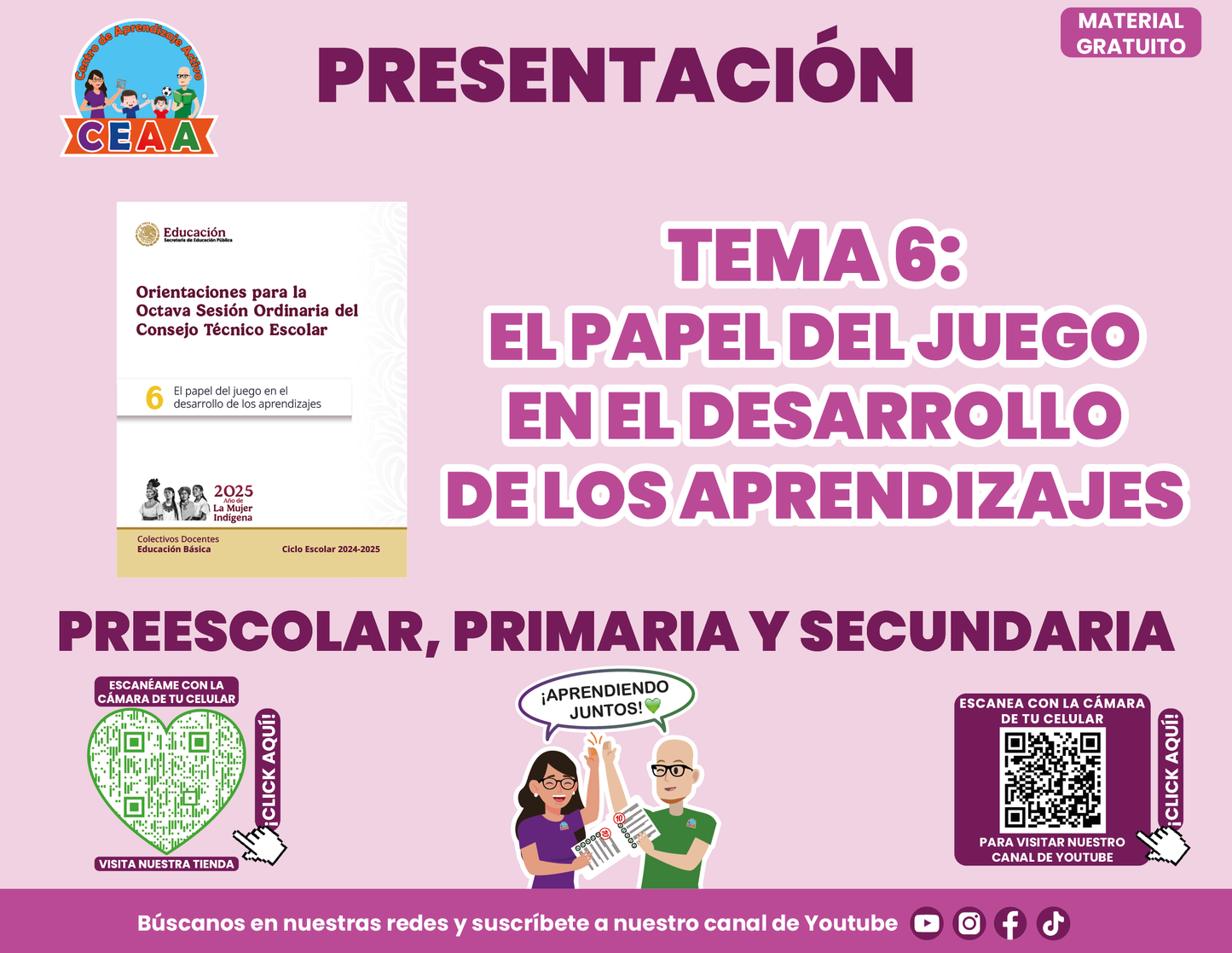 Presentación CTE TEMA 6: EL PAPEL DEL JUEGO EN EL DESARROLLO DE LOS APRENDIZAJES