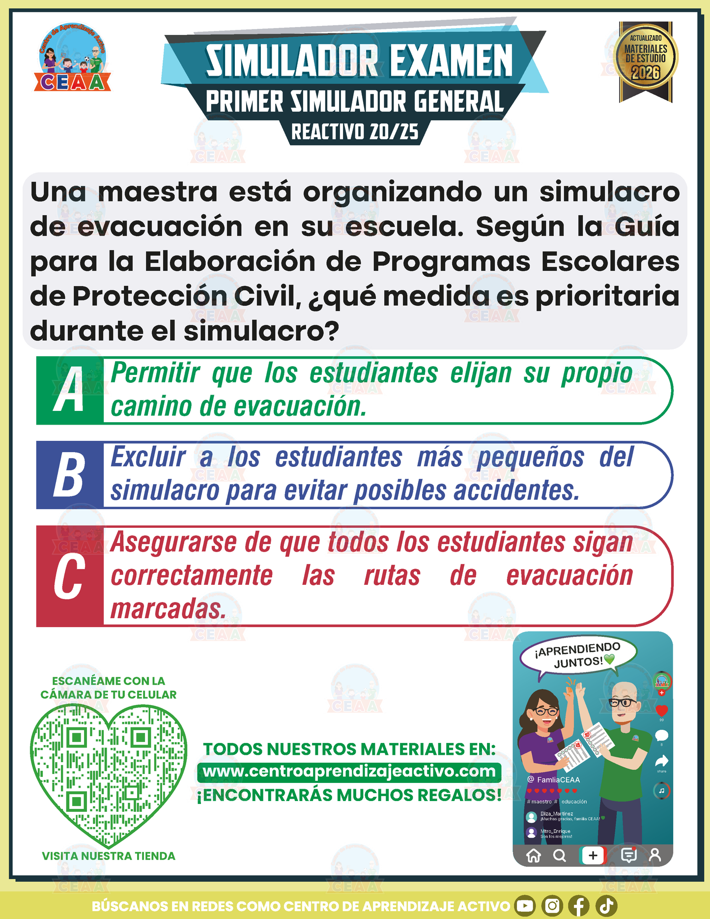 Simulador de Examen - Primer Simulador General en PDF