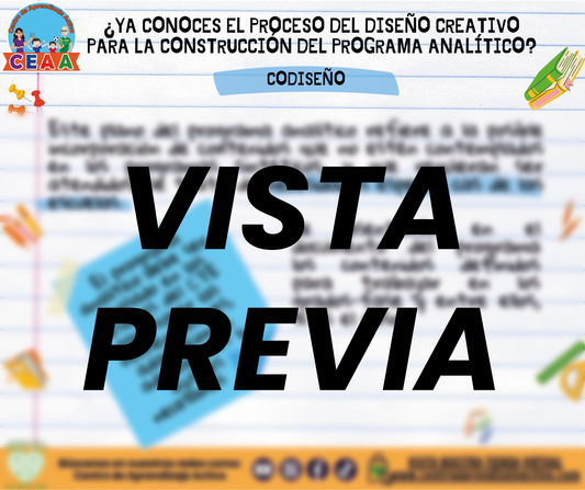 Infografía ¿YA CONOCES EL PROCESO DEL DISEÑO CREATIVO PARA LA CONSTRUCCIÓN DEL PROGRAMA ANALÍTICO? - CODISEÑO