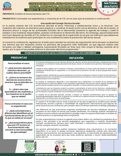 Formato de Producto CTE Fase Intensiva Tema 1 y 2 en PDF