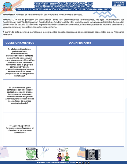 Formato de Producto CTE Fase Intensiva Tema 3 y 4 en PDF