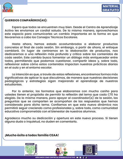 Formato de Productos CTE Multigrado Tema 1 en PDF