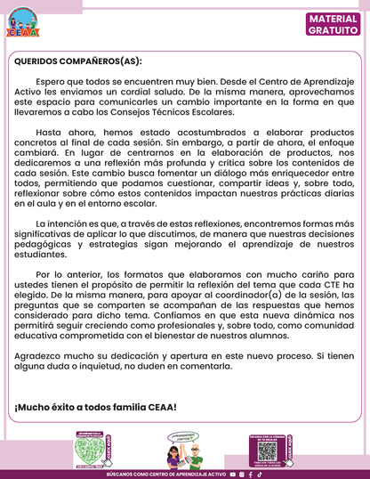 Formato de Productos CTE Multigrado Tema 5 en PDF