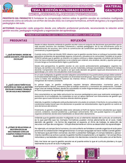 Formato de Productos CTE Multigrado Tema 5 en PDF