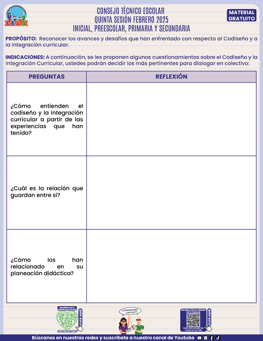 Formato de Productos en PDF Quinta Sesión CTE Febrero 2025
