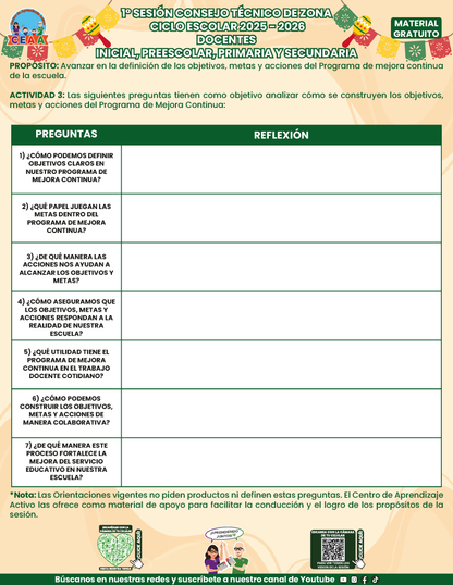Formatos de Producto CTE Sesión 1 Maestros en PDF