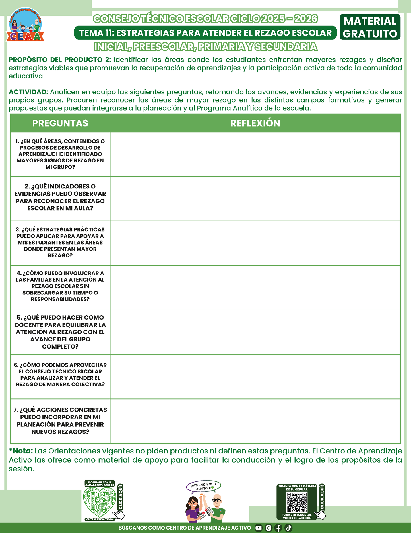 Formato de Productos CTE: Tema 11 en PDF
