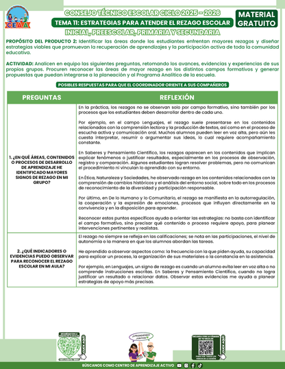 Formato de Productos CTE: Tema 11 en PDF