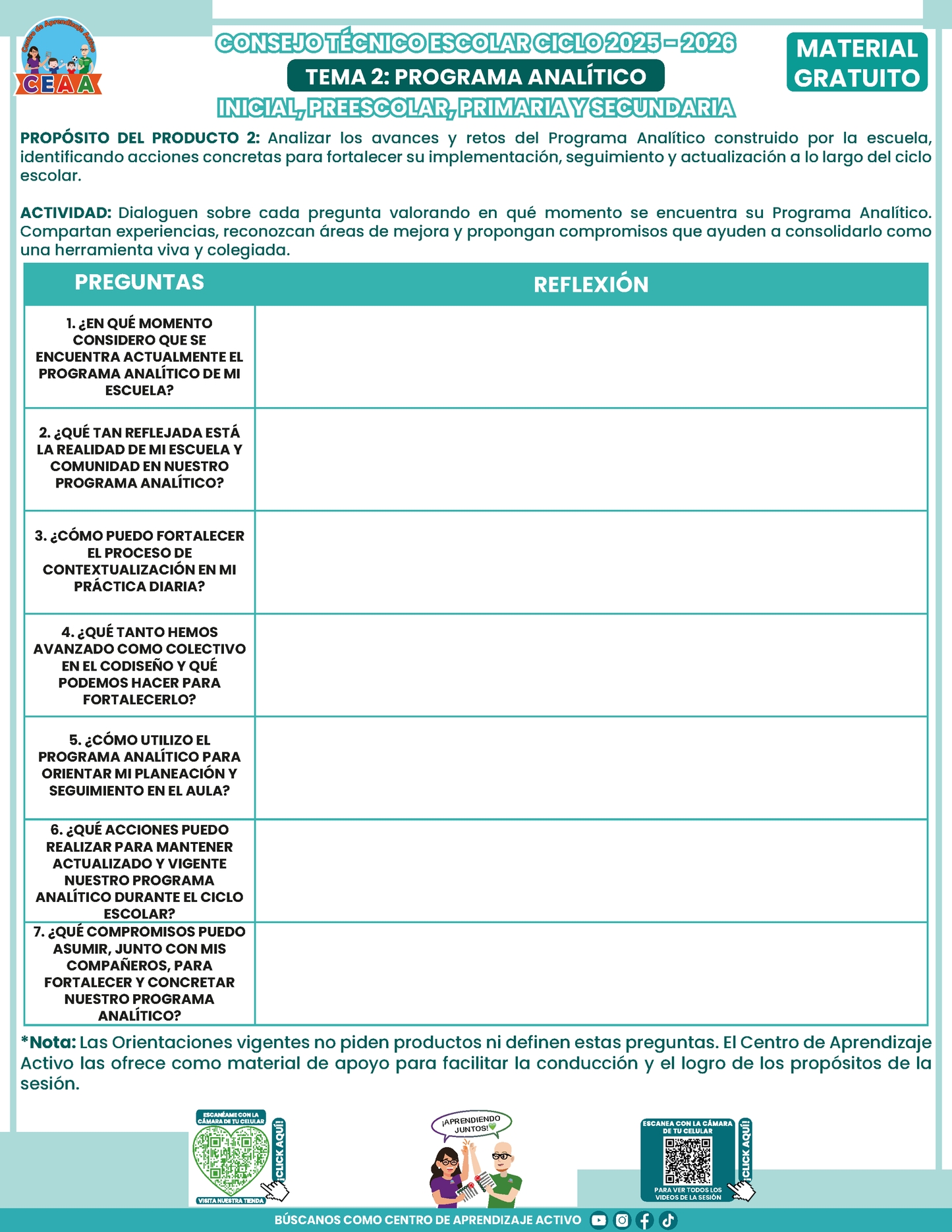 Formato de Productos CTE: Tema 2 en PDF
